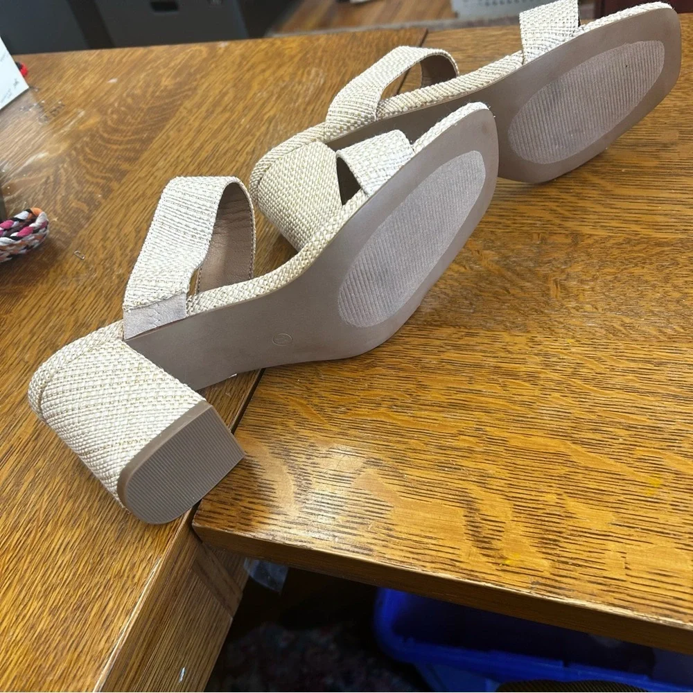 NWOB Hey Girl by Corkys Divine Women’s Slip-on Sandals Raffia Sz 11 Beachy Boho
